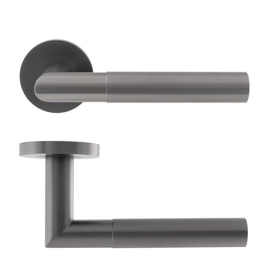 Solid Stainless 304 Revolve Lever On Rose (5 FINISHES AVAILABLE)