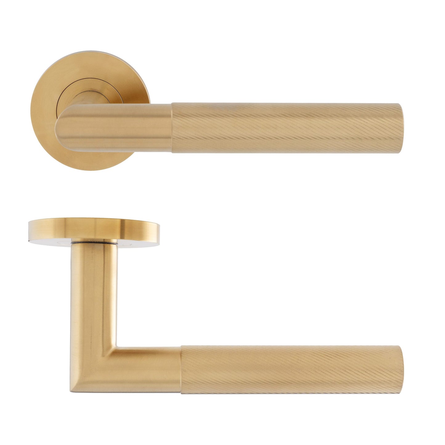 Solid Stainless 304 Revolve Lever On Rose (5 FINISHES AVAILABLE)
