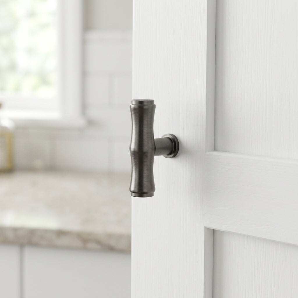 Crispin Bamboo T-bar Cupboard Knob