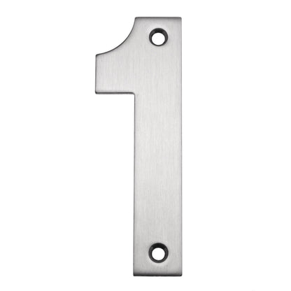 100mm Satin Stainless Steel Face Fix Numerals