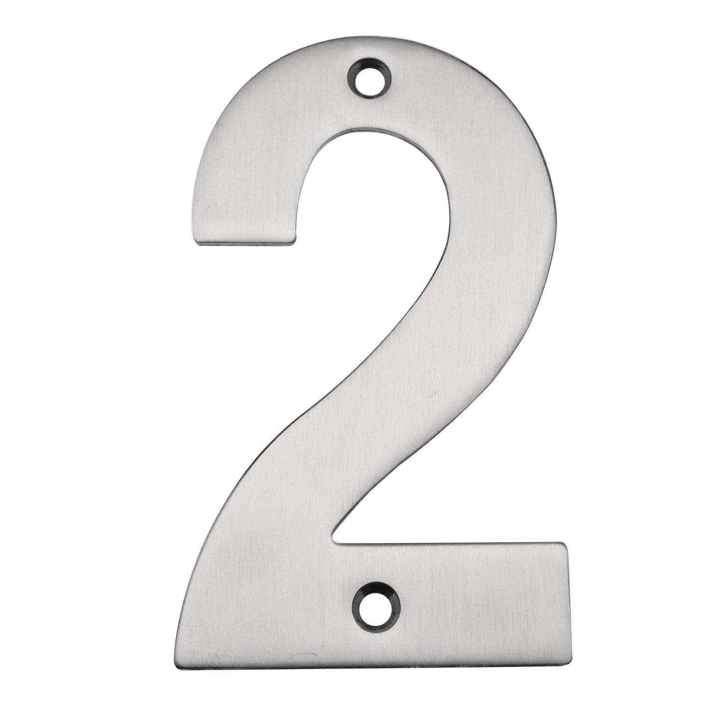 100mm Satin Stainless Steel Face Fix Numerals