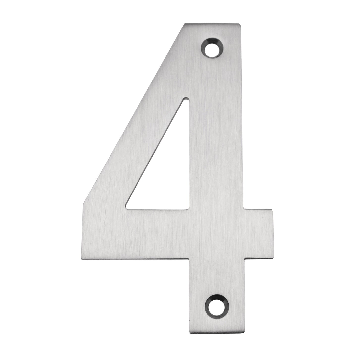 100mm Satin Stainless Steel Face Fix Numerals