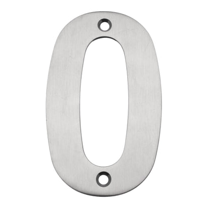 100mm Satin Stainless Steel Face Fix Numerals