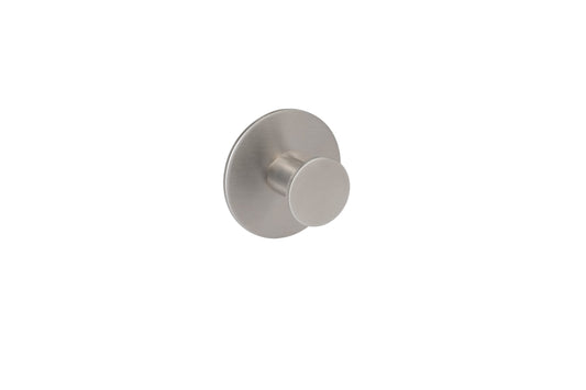 Stainless Steel Single Circular Self-Adhesive Coat Hook
