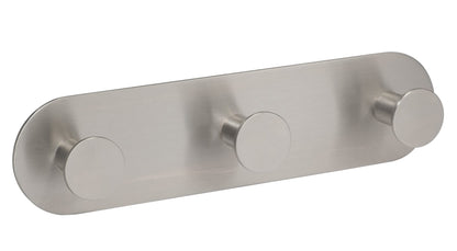 Stainless Steel Treble Circular Self-Adhesive Coat Hook