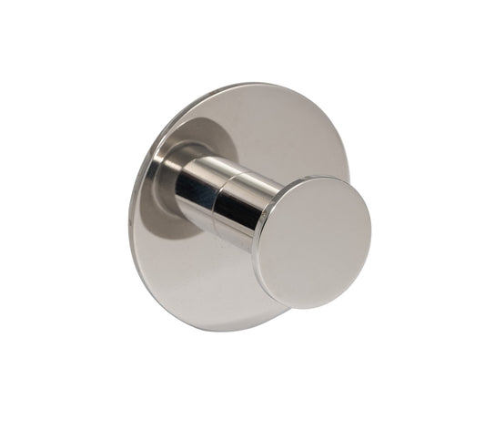 Stainless Steel Single Circular Self-Adhesive Coat Hook