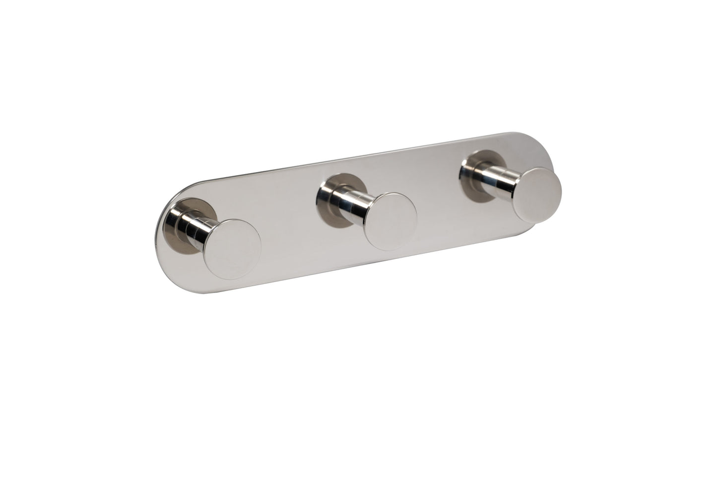 Stainless Steel Treble Circular Self-Adhesive Coat Hook