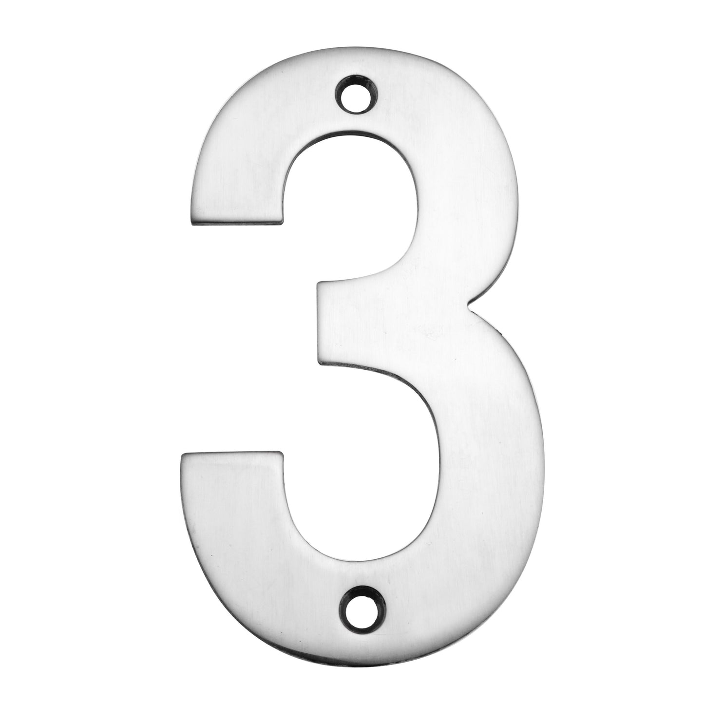 100mm Polished Stainless Steel Face Fix Numerals