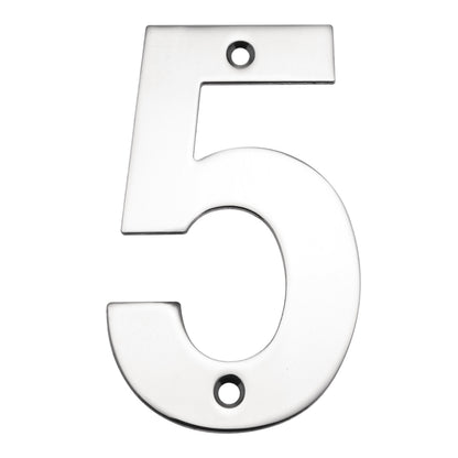 100mm Polished Stainless Steel Face Fix Numerals
