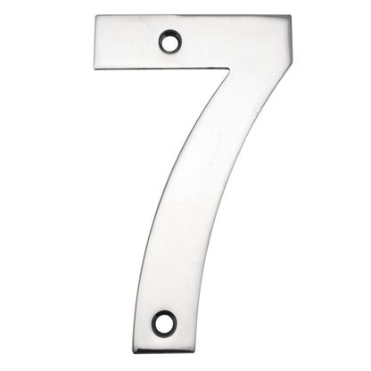 100mm Polished Stainless Steel Face Fix Numerals