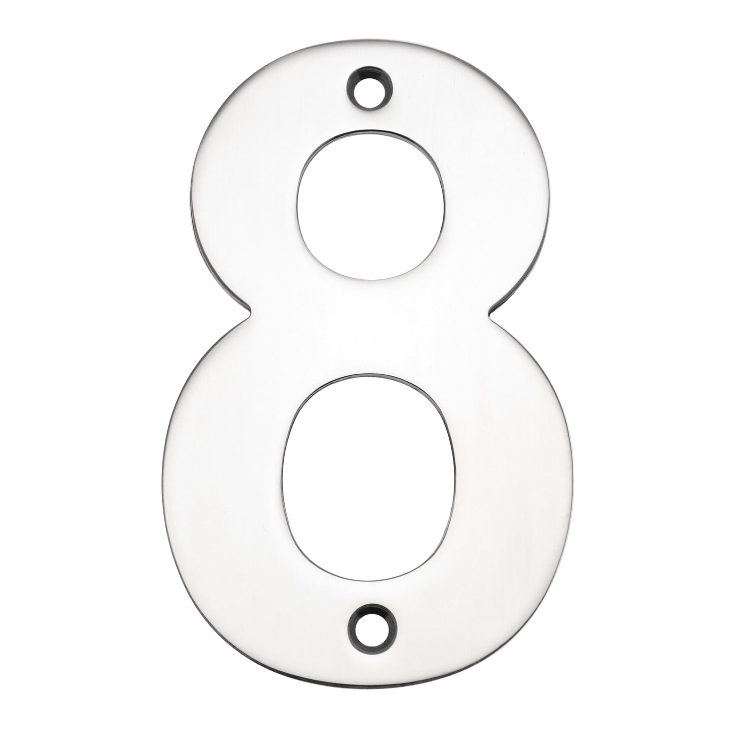 100mm Polished Stainless Steel Face Fix Numerals