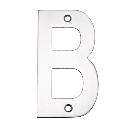 100mm Polished Stainless Steel Face Fix Letters