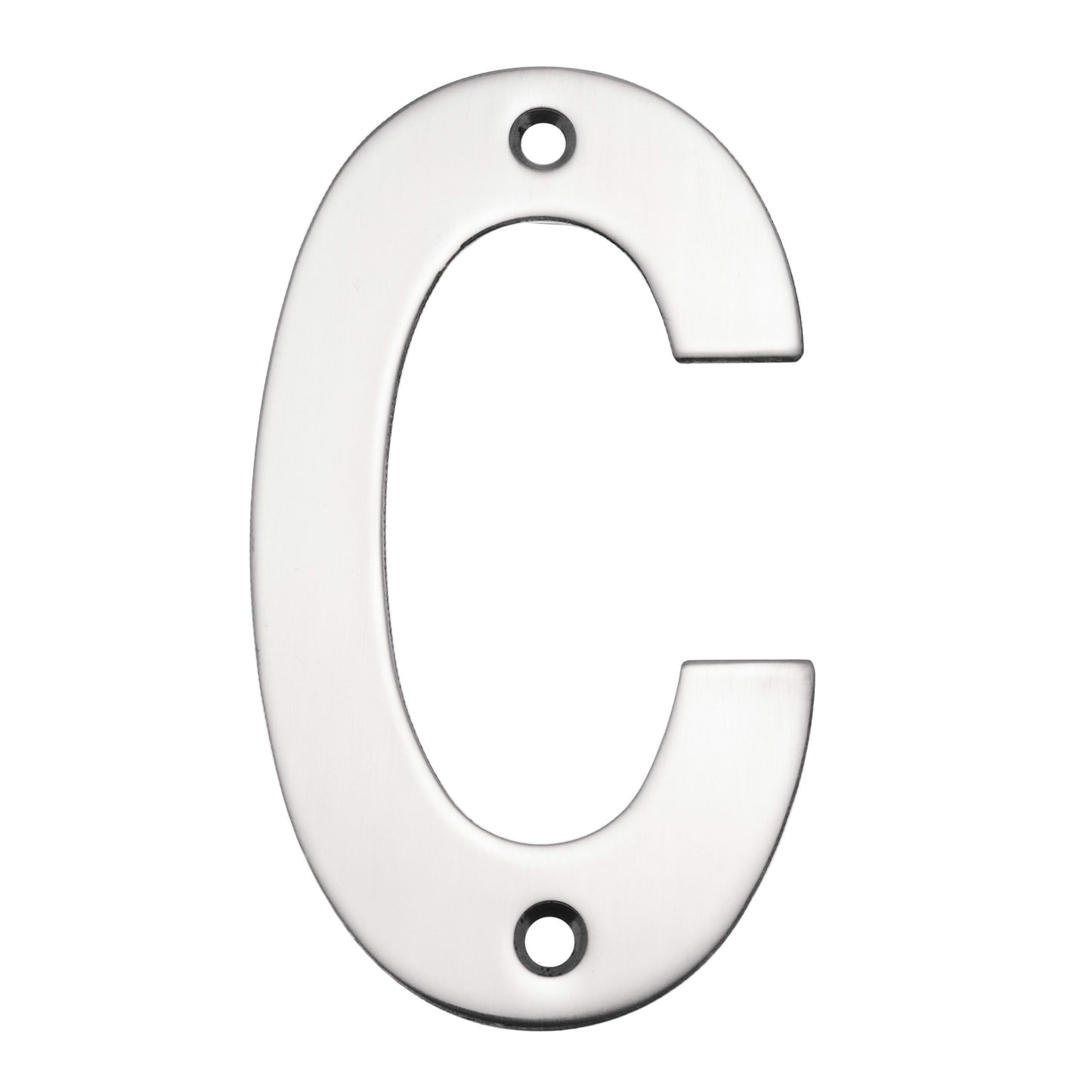 100mm Polished Stainless Steel Face Fix Letters