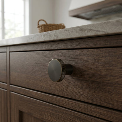 Hanover Knurled Circular Cupboard Knob