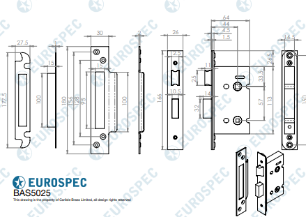 Easi-T Architectural Bathroom Lock