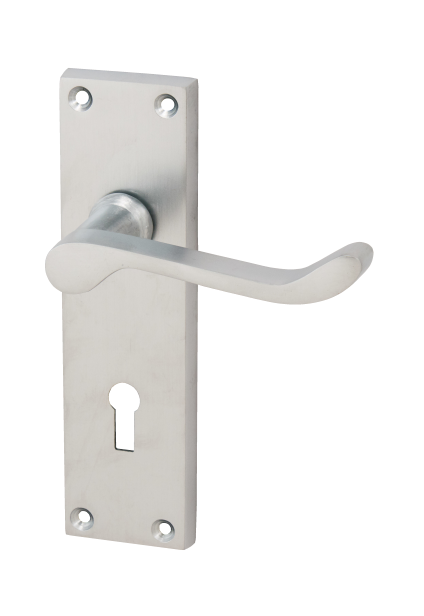 Victorian Scroll Lever On Backplate