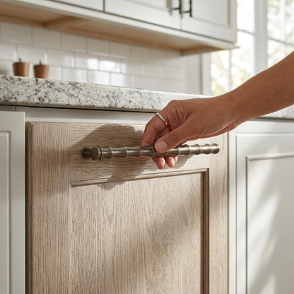 Crispin Bamboo T-bar Cupboard Pull Handle