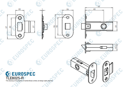 Contract Standard Tubular Latch Radius