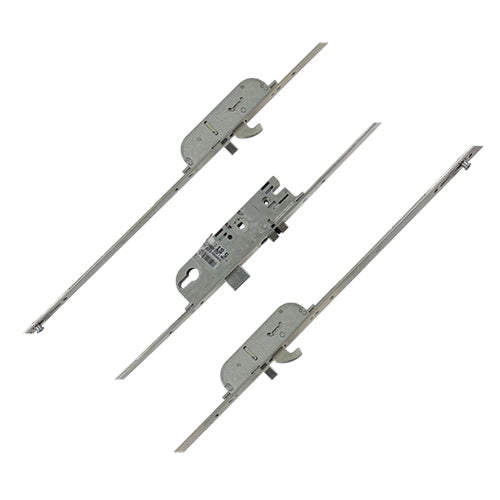 Latch Deadbolt 2 Hooks 2 Rollers Split Spindle 16mm/24mm Top Hat Faceplate Multipoint Door Lock