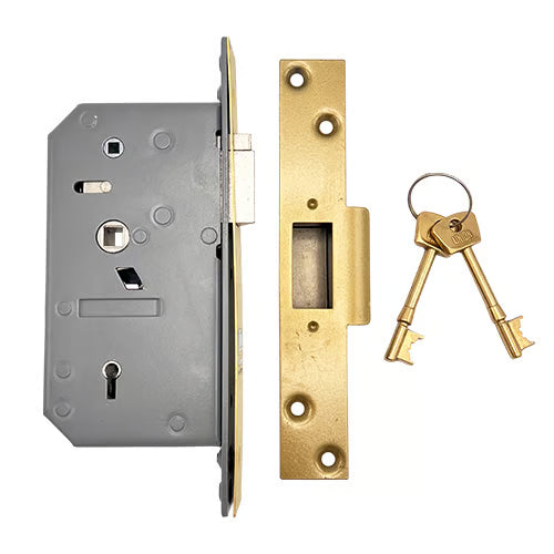 3R35 Non British Standard 5 Lever Deadlocking Mortice NightLatch