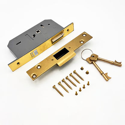 3R35 Non British Standard 5 Lever Deadlocking Mortice NightLatch