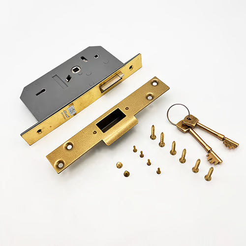 3R35X Egress Non British Standard 5 Lever Mortice Deadlocking Latch