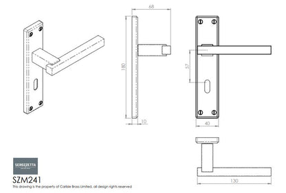 Stratus Lever on Backplate