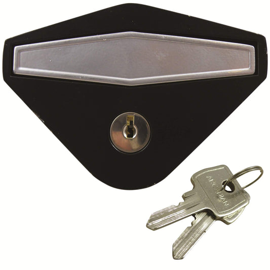 Garage Door Flush Fitting Anti Vandal Handle - Rear Fix