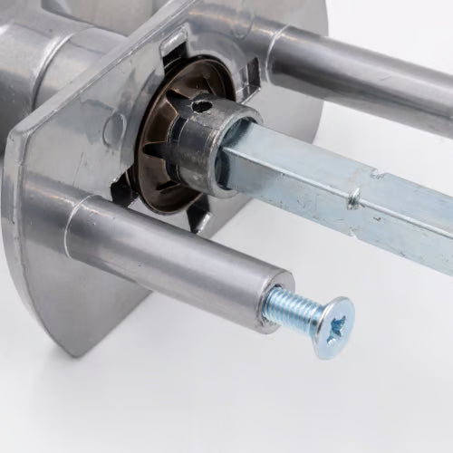 Garage Door T Handle - Square Spindle - Long Lugs - Rear Fix