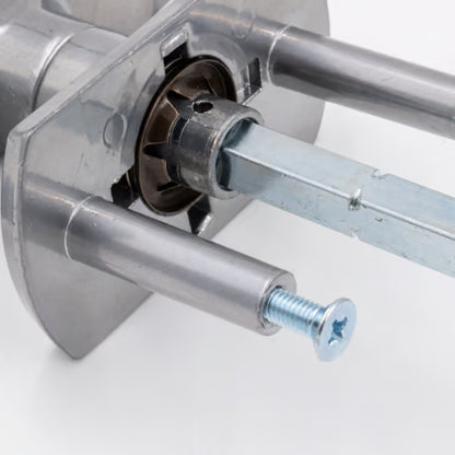 Garage Door T Handle - Square Spindle - Long Lugs - Rear Fix