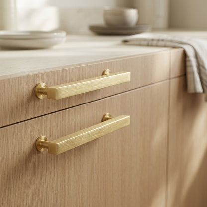 Square T-Bar Cupboard Pull Handle