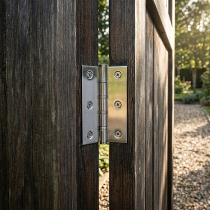 Double Steel Washered Brass Butt Hinge