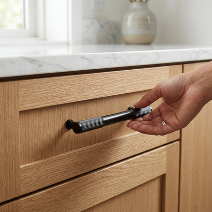 Washington Reeded End Cabinet Pull
