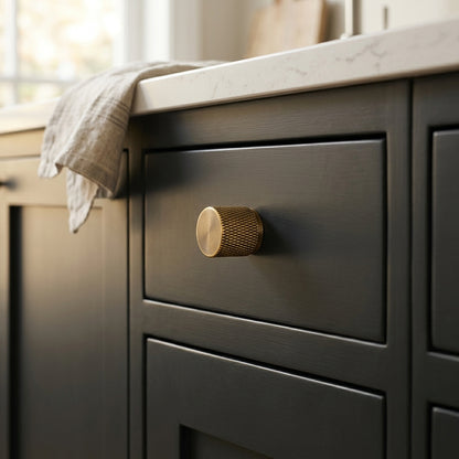 Brunel Knurled Cupboard Knob