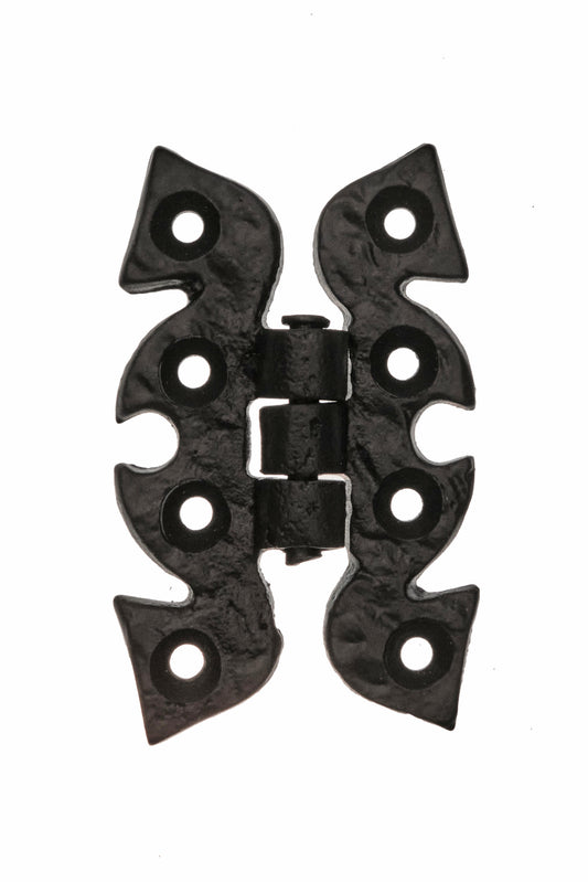 black antique butterfly pattern cabinet hinge