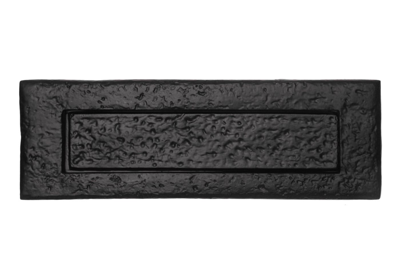 Black antique pattern letter plate