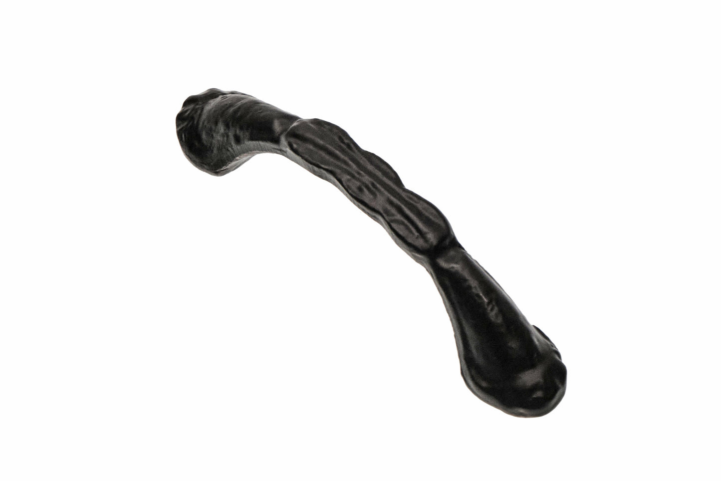 black antique fleur-de-lys pattern pull handle