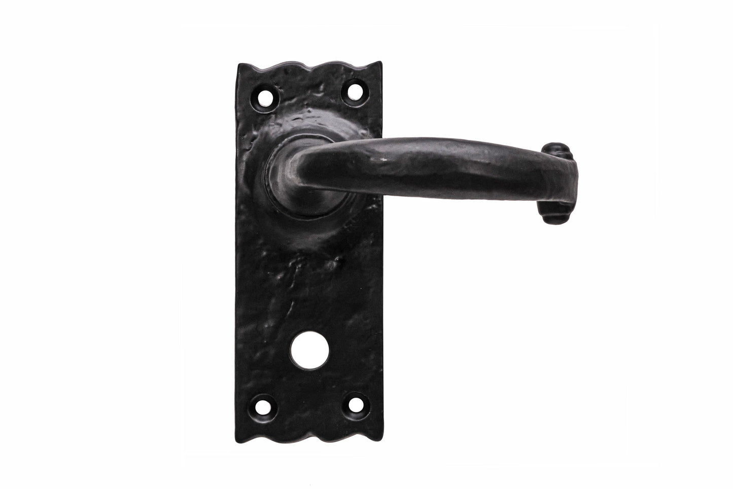 Black antique wessex lever lock/latch/bathroom set