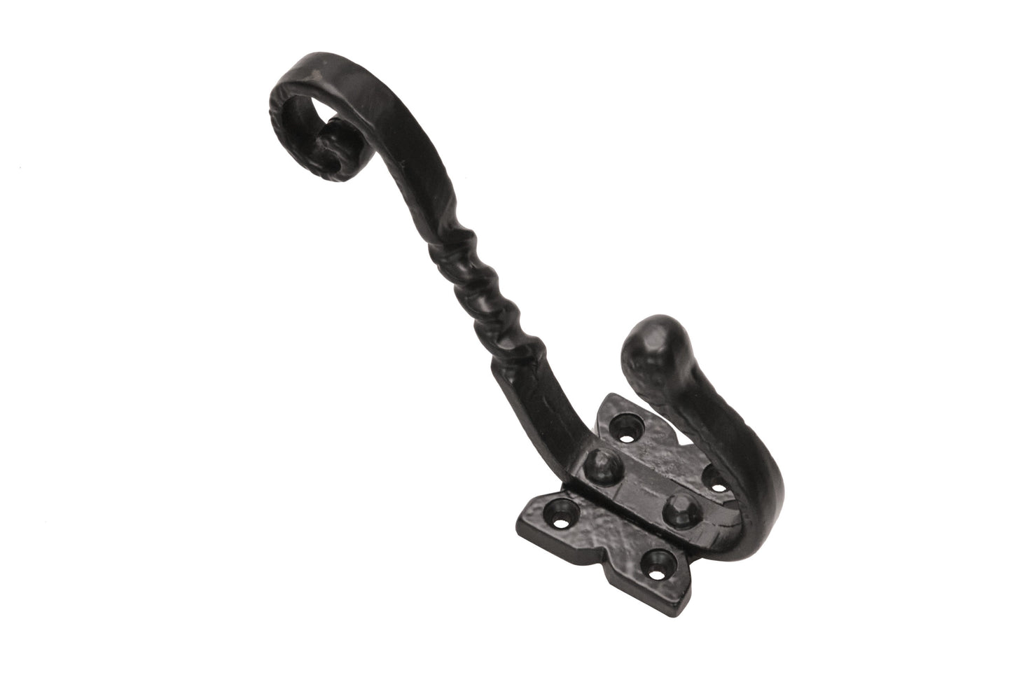 Black antique pattern hat & coat hook
