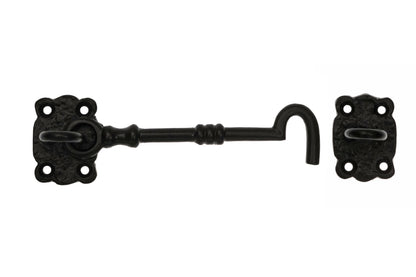 black pattern antique cabin hook