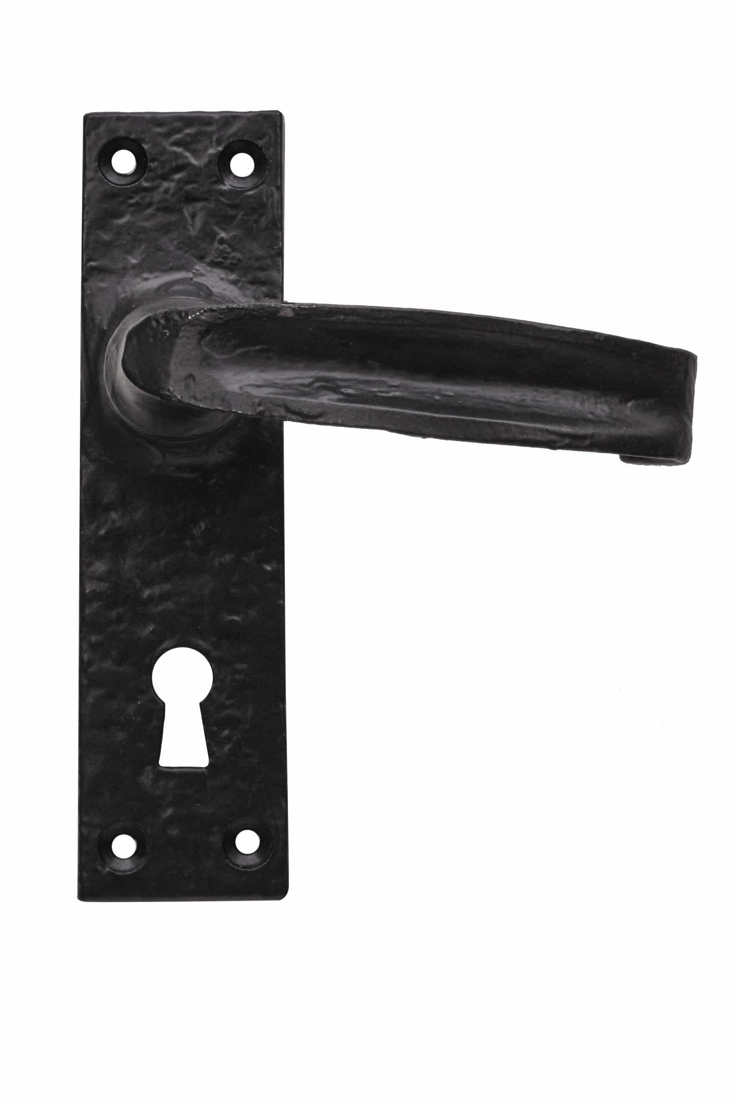 Black antique warwick lever lock/latch/bathroom set