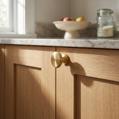 Cambridge Round Cupboard Knob 38mm Dia.