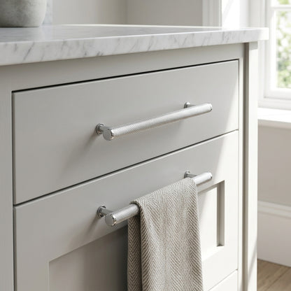 Crispin Knurled T-bar Cupboard Pull Handle