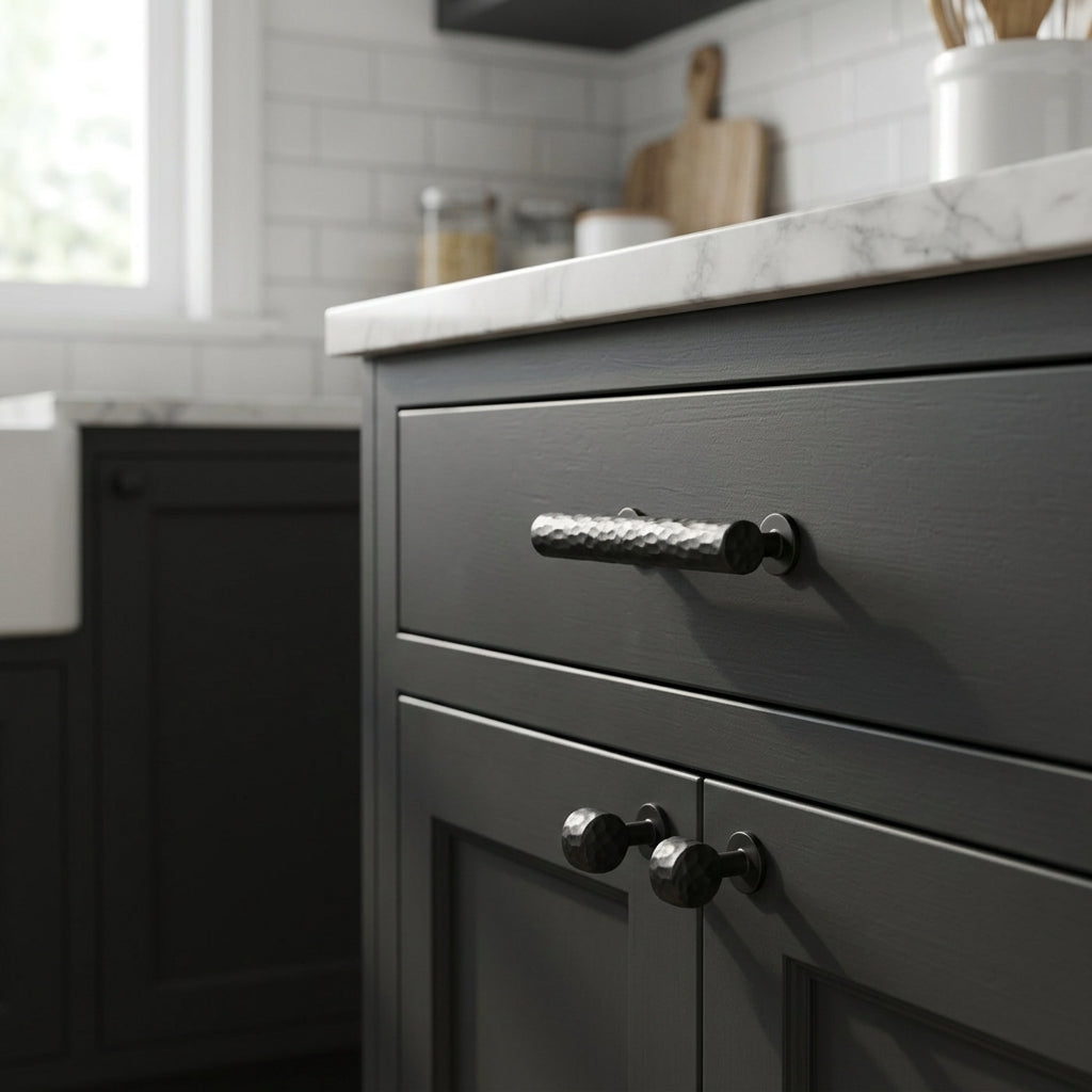 Leila Hammered T-Bar Knob