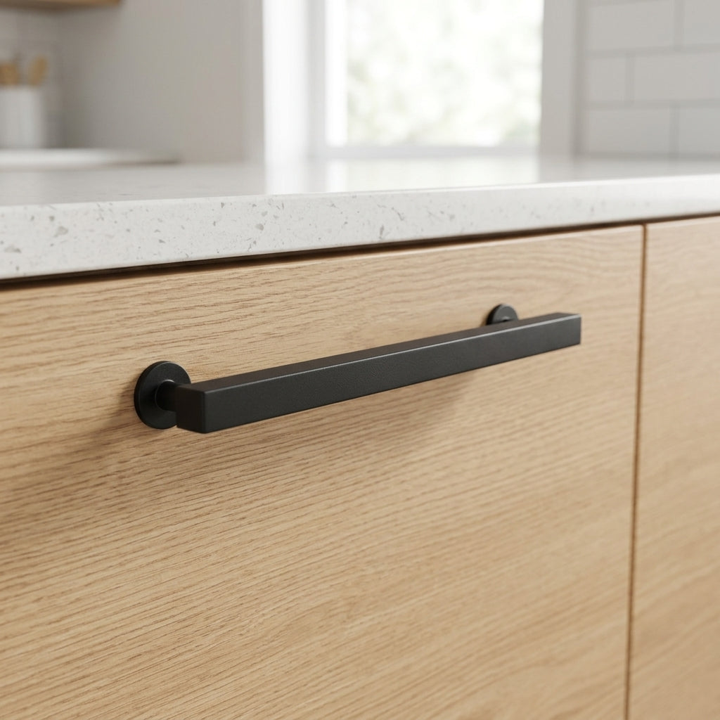 Square T-Bar Cupboard Pull Handle