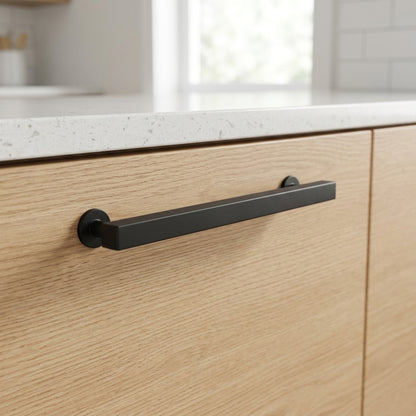 Square T-Bar Cupboard Pull Handle