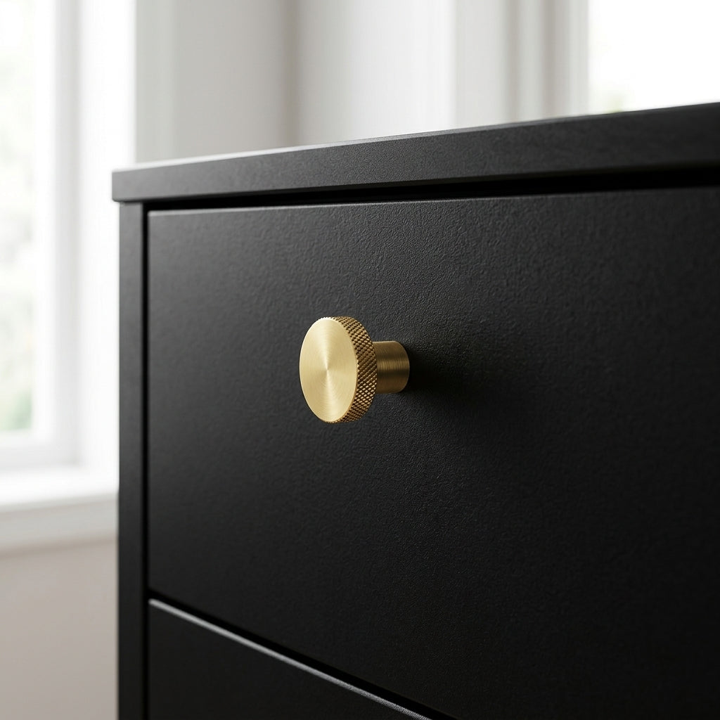 Hanover Knurled Circular Cupboard Knob
