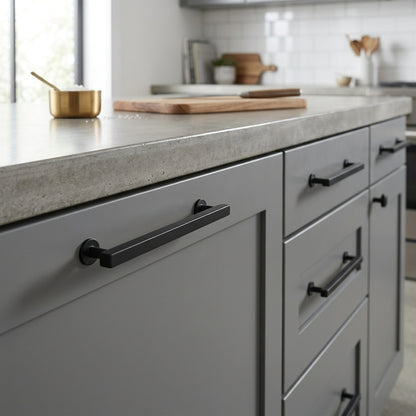 Square T-Bar Cupboard Pull Handle