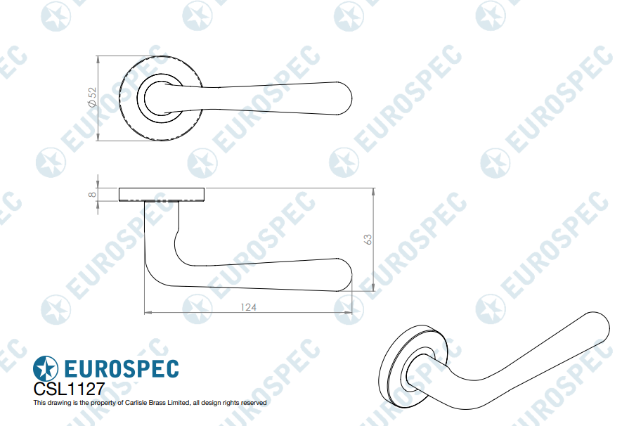 Peninsula Lever on Sprung Rose