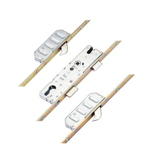 Cobra Latch Deadbolt 2 Hooks Lift Lever Split Spindle Multipoint Door Lock Short Version 1340mm